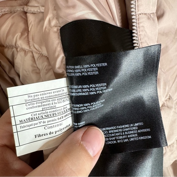 Bernardo Packable Puffer Coat in Light Pink Size Large - Picture 7 of 8